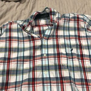 Nautica plaid button up